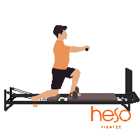 Pilates Reformer Sticker by heso