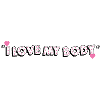 MallowsBeauty love yourself i love my body mallows beauty uk mallows beauty Sticker