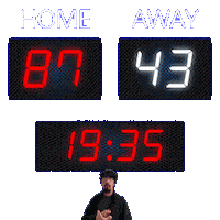 43 Away Sticker