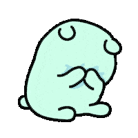 Sorry Oh No Sticker by luckycavity