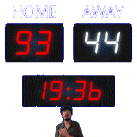 44 Away Sticker