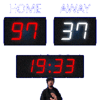 37 Away Sticker