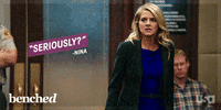 eliza coupe nina whitley GIF by Benched