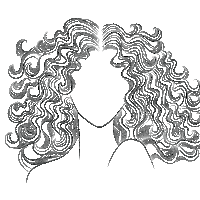 Hair Latina Sticker by rizoscurls