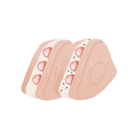 Cream Puff Bread Sticker