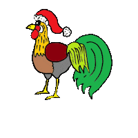 Chicken Rooster Sticker
