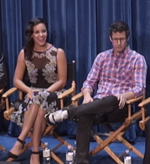 andy samberg look GIF by The Paley Center for Media