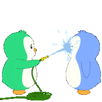 Face Penguin Sticker by Abster