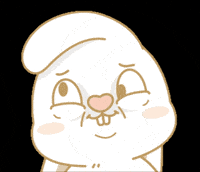 Bunny 呆 GIF by EVANS艾特兔