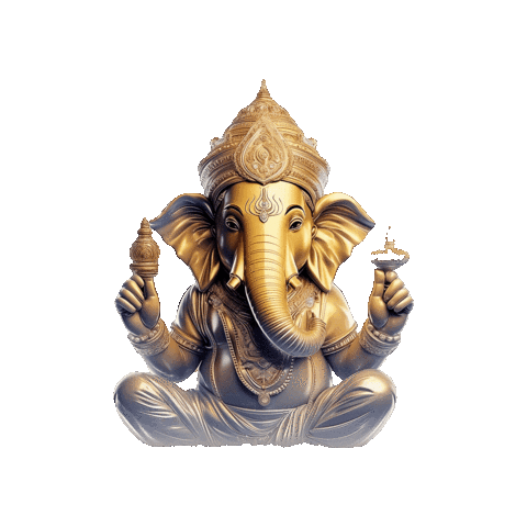 Lord Ganesh Sticker by Casa Nostra Trancoso