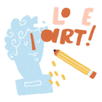 Modern Art Sticker