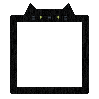 Cat Frame Sticker