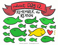 Christmas Fish GIF