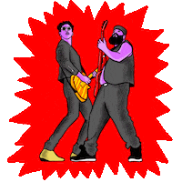 band concert Sticker by Big Beat Records