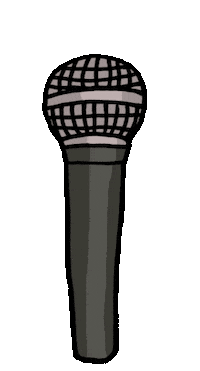 On Fire Mic Drop Sticker by Shing02