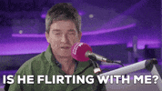 Noel Gallagher Flirt GIF by AbsoluteRadio
