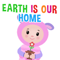 Planet Earth Love Sticker by Mother Goose Club