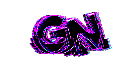 Glitching Good Night Sticker