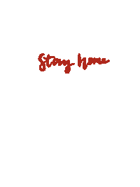 Pink Stay Home Sticker