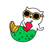 Cat Chill Sticker by LOVOO