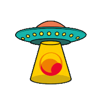 Ufo Sticker by UOL
