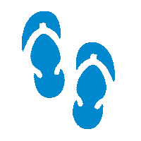 Strand Flipflops Sticker by schauinslandreisen