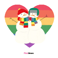 Heart Love Sticker by PinkNews