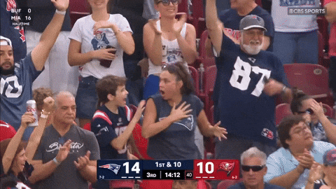 Football Wow GIF by New England Patriots