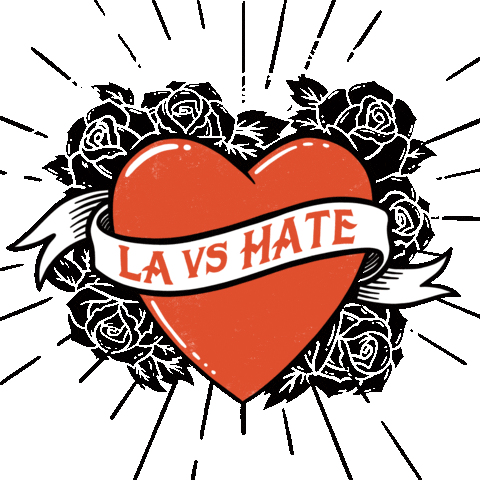 LAvsHate la california los angeles hate Sticker