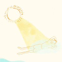 Relaxing Solar Power GIF by art of madeleine