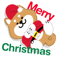 Merry Christmas Love Sticker by SHIBAINC