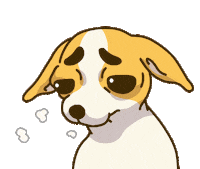 Animation Dog Sticker