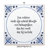 Focus Wijsheid Sticker by Tegelspreuken.nl
