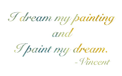 Words Vincent Sticker