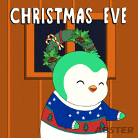 Happy Christmas Eve GIF by Abster
