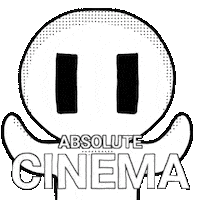 Black And White Wow Sticker