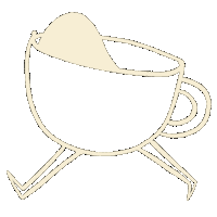 PragueCoffeeFestival coffee walk breakfast cup Sticker