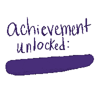 Achievement Unlocked Sticker by Beauty by Earth