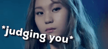 k-pop judging you GIF