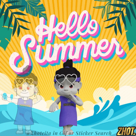 Summervibes Hello Summer GIF by Zhotcita