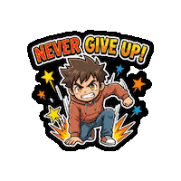 Tired Give Up Sticker