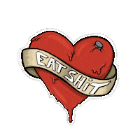 lauraemlillelund love heart oldschool brokenheart Sticker