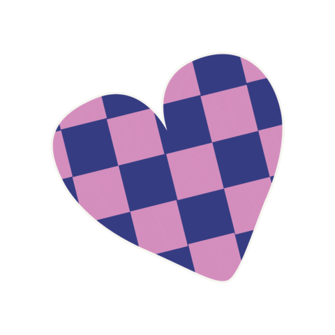 In Love Heart Sticker by Papier Patate