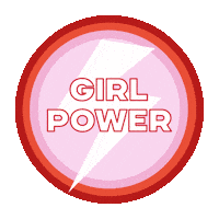 Girl Power Sticker by Buy Women Built