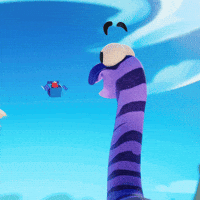 Flying Make A Wish GIF by Claynosaurz