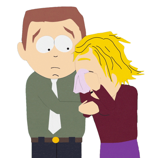 Sad Cry Sticker by South Park