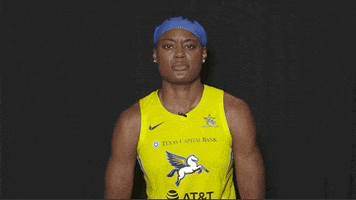 3-Point Mic Drop GIF by Dallas Wings