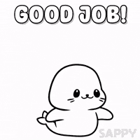 Great Job GIF by Sappy Seals