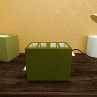 eileenmiozzi 3d toast motion design 3d animation GIF