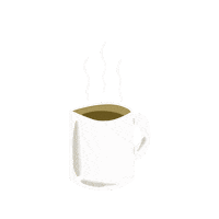 Tea Time Coffee Sticker by moonproject